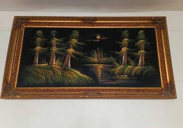 Şəkillər, tablolar: Kətan üzərində çəkilmiş çərçivəli təbiət portreti 15 manata lalafo.az -da Şəkillər, tablolar: Kətan üzərində çəkilmiş çərçivəli təbiət portreti 15 manata