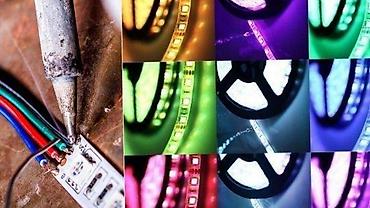 Rasveta: Profesionalni set 25m RGB Led traka 5050 Tač.kon.RF. 100din/m 2300rsd — 3