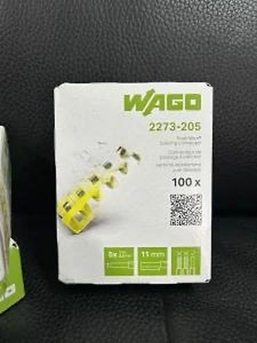Ostali elektro materijali: WAGO Push Wire spojnica – kutija 100 kom - Tip: žična spojnica za — 6