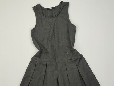 szara sukienka: Sukienka, George, 5-6 lat, 110-116 cm, stan - Bardzo dobry