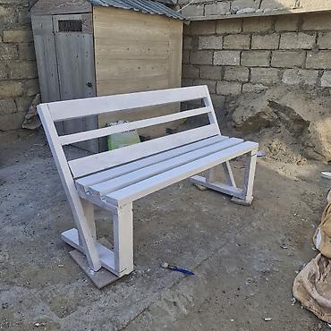 45 derece: Taxta bağ skamyası isdeyen ucun stol da yiqilir - Material: təbii — 7
