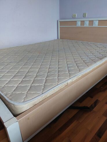 двух спальный кровать бу: Спальный гарнитур, Двуспальная кровать, Шкаф, Комод