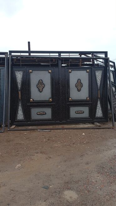 Həyət darvazaları: Dəmir Həyət darvazası, Mexaniki, Qapı ilə, Kredit yoxdur, Pulsuz quraşdırma — 4