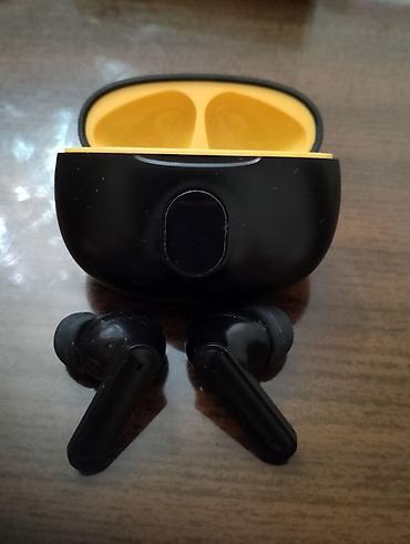 redmi airdots s: Bluetooth TWS simsiz qulaqlıq. Tam yenidir - Rəng: qara korpus, sarı — 1