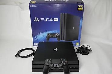 televizori: Sony PlayStation 4 PRO (CUH-7216B) u odličnom stanju. Konzola čita — 3