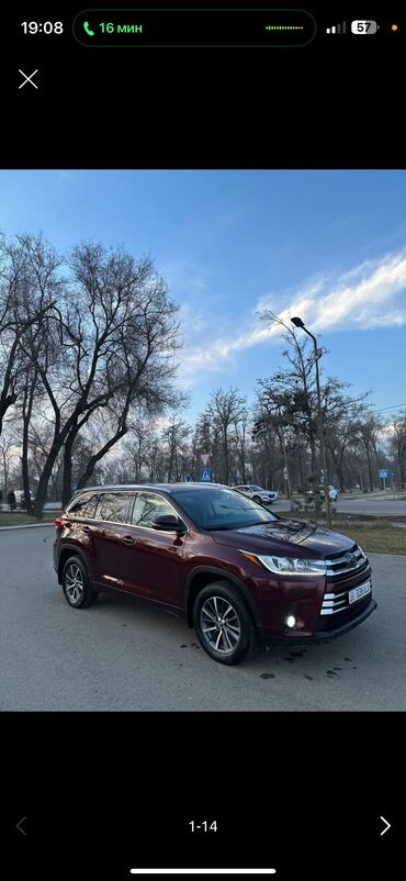 Toyota: Toyota Highlander: 2018 г., 3.5 л, Автомат, Бензин, Кроссовер