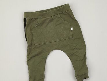 Spodnie i Legginsy: Spodnie dresowe, 0-3 m, 50-56 cm, stan - Dobry