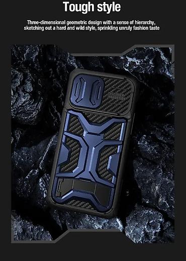 Maske i futrole za telefone: Maska Nillkin Adventurer Pro za iPhone 14 Pro Max 6.7 crna. Uz brzu — 7