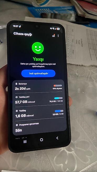 i̇phone se 2016: Samsung Galaxy A17, 128 GB, rəng - Qara, Barmaq izi, Face ID — 2
