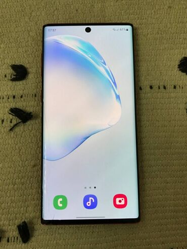 Samsung: Samsung Note 10, 256 GB, rəng - Qırmızı, Qırıq, Sensor, Barmaq izi