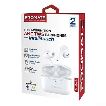 bluetooth qulaqlıq: Promate ProPods white ANC TWS simsiz qulaqlıq Bütün kateqoriyalar • — 1