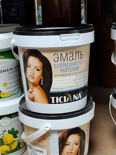 Эмаль: Эмаль TICIANA шелковисто-матовая - Назначение: для наружных и — 1