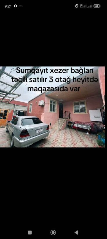 xacmazda evler: Sumqayıt, 2000 kv. m, 3 otaqlı, Hovuzsuz, Kombi, Qaz, İşıq