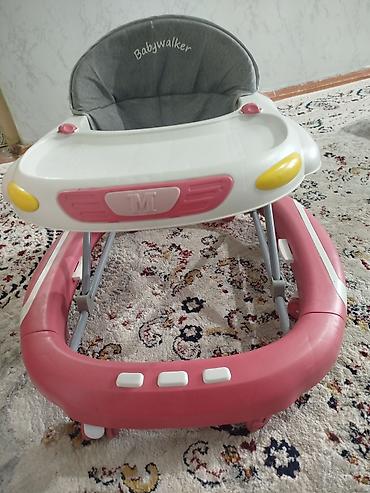 Детские ходунки: Детские ходунки Babywalker в нежной розово-белой расцветке. Подходят — 2
