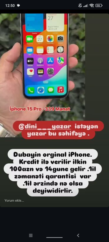 Apple iPhone: IPhone 15 Pro