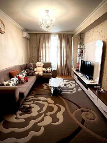 Uzunmüddətli kirayə mənzillər: 2otaqlı mənzil – rahat planlama və zövqlü interyer - Geniş qonaq — 12