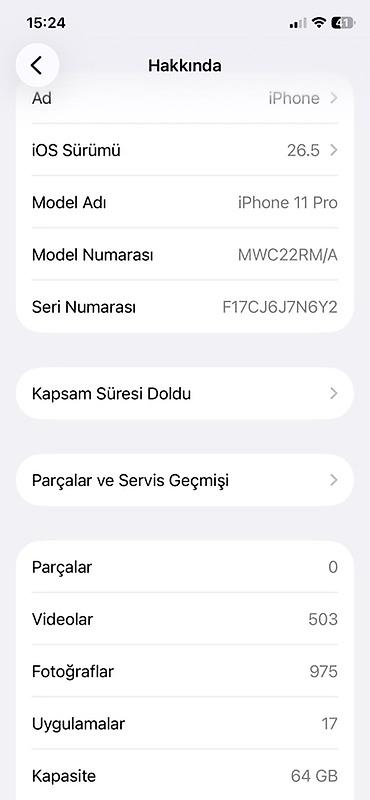 Apple iPhone: IPhone 11 Pro, 64 GB, Space Gray, Face ID — 9