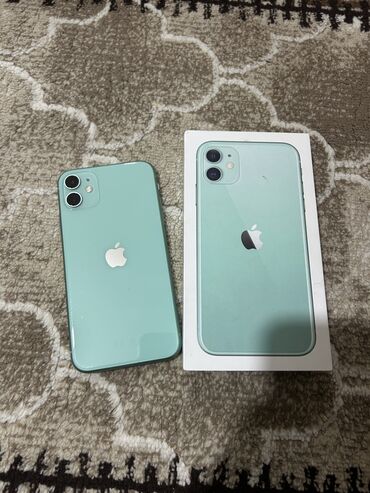 ayfon 7 s: IPhone 11, 128 GB, Yaşıl, Barmaq izi, Face ID, Sənədlərlə