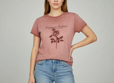 t shirty printing near me: Stradivarius, T-shirt damski, rozmiar M