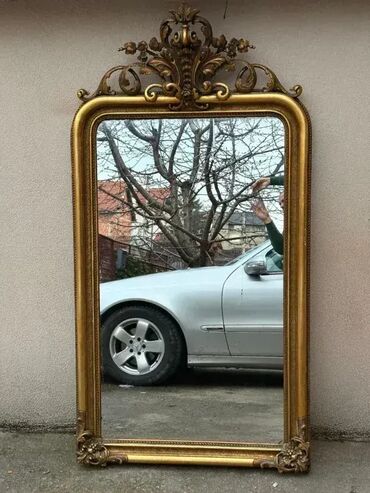 RS - Antique Mirrors: Stilsko ogledalo 19. vek u pozlati Stilsko ogledalo iz 19. veka — 12
