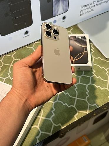 Apple iPhone: IPhone 16 Pro, Natural Titanium, Face ID — 3