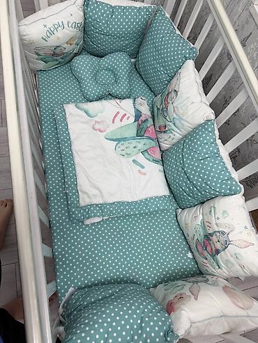 bunk bed: Детская односпальная кровать, Б/у, Для девочки, Для мальчика, С бортиком, С матрасом, Дерево, Самовывоз — 3