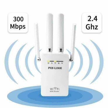 Modemi, ruteri i mrežni uređaji: Wifi pojačivač, ruter, repetitor sa 4 antene Osnovna funkcija ovog — 10