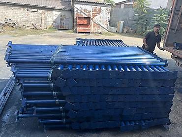 Строительные леса, стойки: Телескопические стойки. Труба Россия, механизм Турция. Документы, НДС — 7