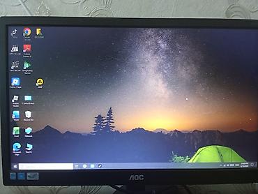 masaustu komputer dəsti: Masaüstü kompüter seti – Fujitsu sistem bloku + AOC monitor + — 1