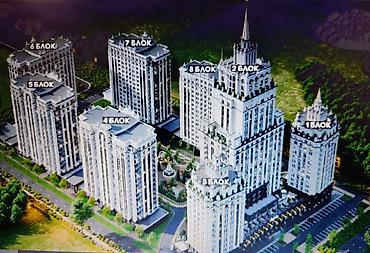 Продажа квартир: 3 комнаты, 119 м², Асанбай мкр Элитка, 5 этаж, ПСО (под самоотделку) — 3