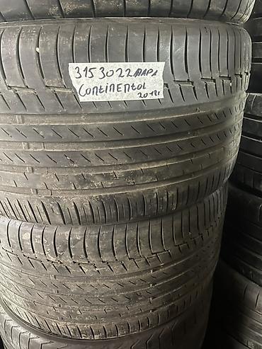 continental: Шины 315 / 30 / R 22, Лето, Б/у, Пара, Легковые, Continental — 1