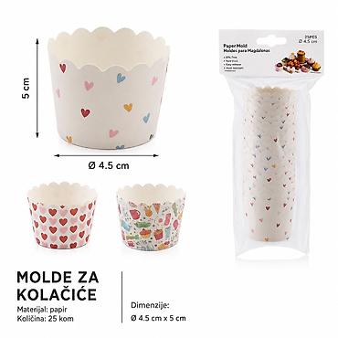 KMT Čaša 5404403 Papirne modle za kolačiće (cupcake/muffin kalupi) –