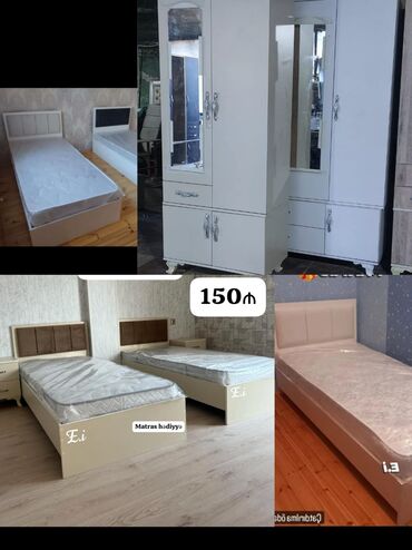 Yataq otağı dəstləri: Təknəfərlik çarpayı, Dolab, Yeni -da lalafo.az — 3 Yataq otağı dəstləri: Təknəfərlik çarpayı, Dolab, Yeni — 3