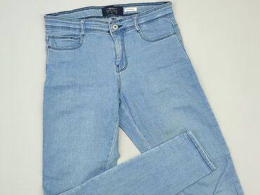 spodnie jeans w kwiaty: House, S (EU 36), condition - Very good