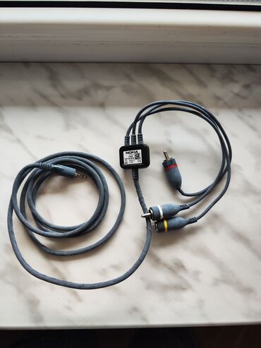 microsoft nokia: Nokia original AV kabeli – 3.5 mm 4‑pin TRRS çıxışdan kompozit AV