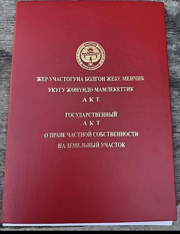 новопокровке: Участок сатылат тамы менен Новопокровка Усон Сыдыков кочосу — 1