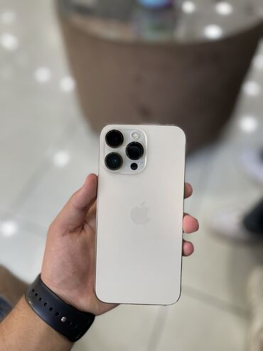 iphone 13 pro yığılma: IPhone 14 Pro Max, 128 ГБ, Matte Gold, Беспроводная зарядка, Face ID