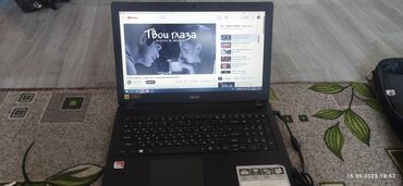 ноутбук новый: Ноутбук, Acer, 128 ГБ ОЭТ, Колдонулган, Жумуш, окуу үчүн