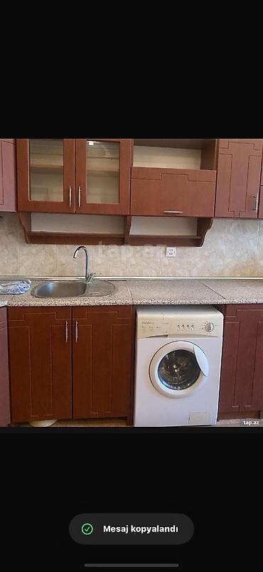 Mətbəx mebeli satılır. - Ölçü: 3.85 m - Material: üst dolablar