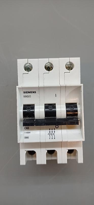 Elektrik avtomatlar: Siemens Elektrik avtomat, 3 faza, 380 Vt, Zəmanətli — 7