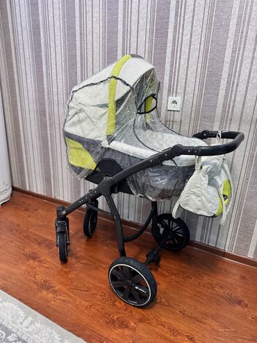 Коляски: Коляска, цвет - Желтый, Б/у — 7