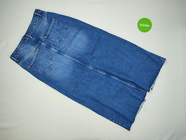 prosta spódnice maxi: Denim, Spódnica damska, rozmiar M — 3