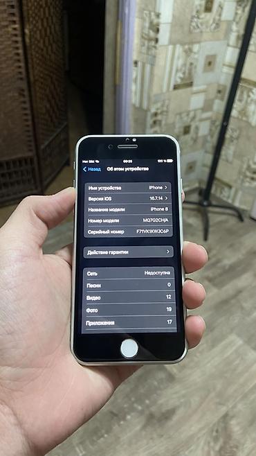 Apple iPhone: IPhone 8, 256 ГБ, Защитное стекло, Чехол, 100 % — 8