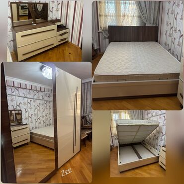 мебель в стиле лофт: *YATAQ mebeli :-TƏCİLİ SATILIR*‼️ QİYMƏT:-650₼ Baza var yeni kimidir