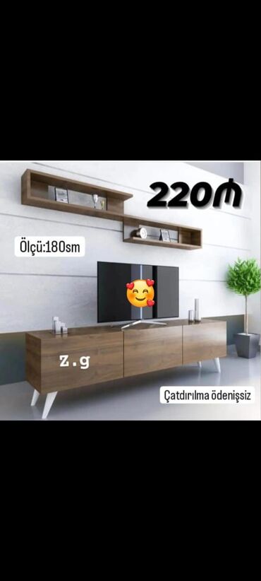 Yataq otağı dəstləri: Tv stenti