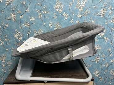 стульчик качалка 3 в 1: Люлька, Новый, Качалка, Колыбель, Переноска, Пластик, цвет - Серый, Бесплатная доставка