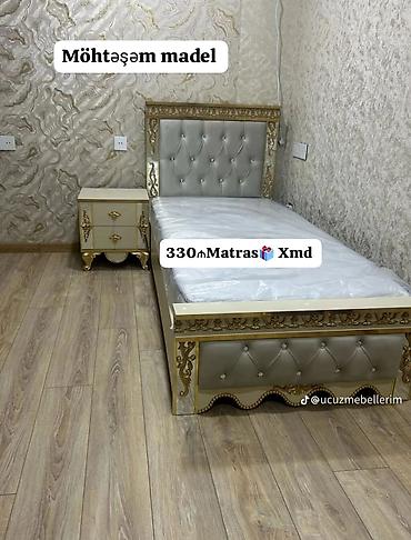 safir yataq desti: Yeni, Təknəfərlik çarpayı, Matras ilə — 2