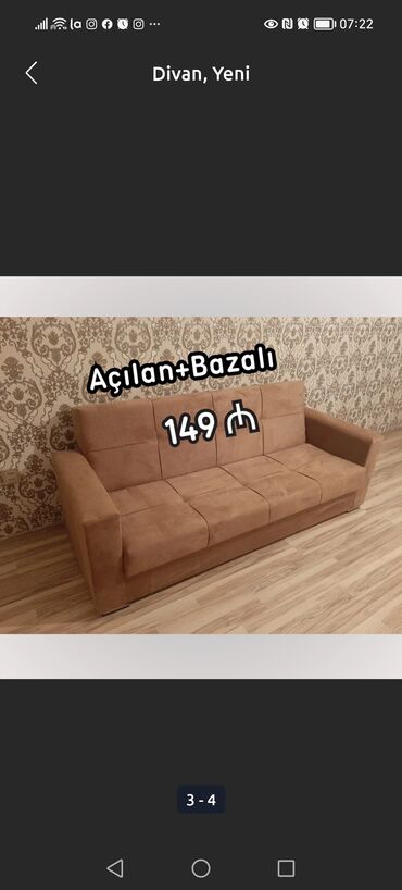 Divanlar: Divan, Yeni, Açılan, Bazalı, Parça, Ödənişli çatdırılma — 13