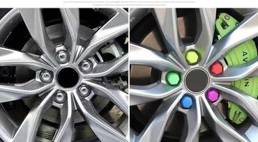 Другие аксессуары для шин, дисков и колес: Светящиеся силиконовые колпачки на гайки колес автомобиля 20 шт. Плюс