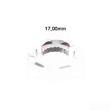 dux 500: Metalni zupčasti prsten prečnika 17 mm. Ovaj okrugli metalni deo ima — 2